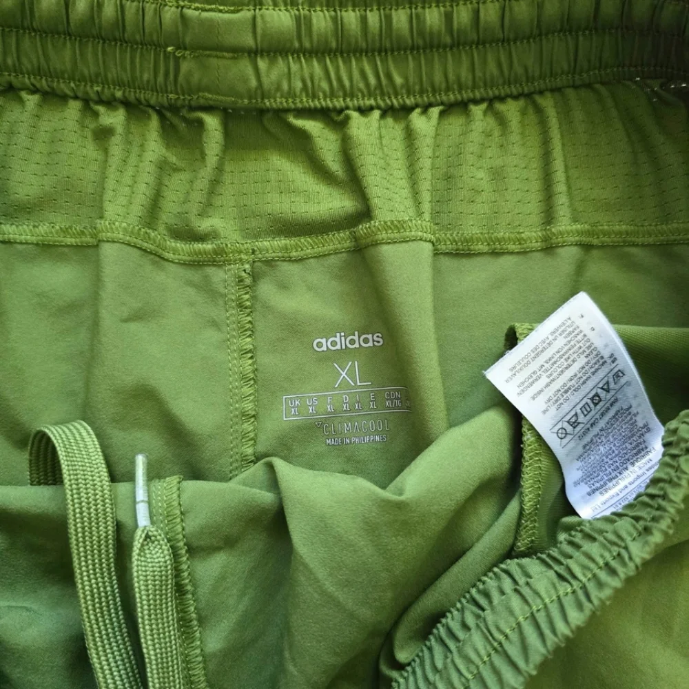 ADIDAS Men's Green Shorts XL Extra Large
